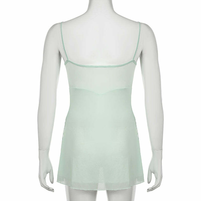 Elynn Mesh Fairy Top - Y2K Summer Grunge, 90s Retro, Pastel Goth, Y2K Party & Club Out
