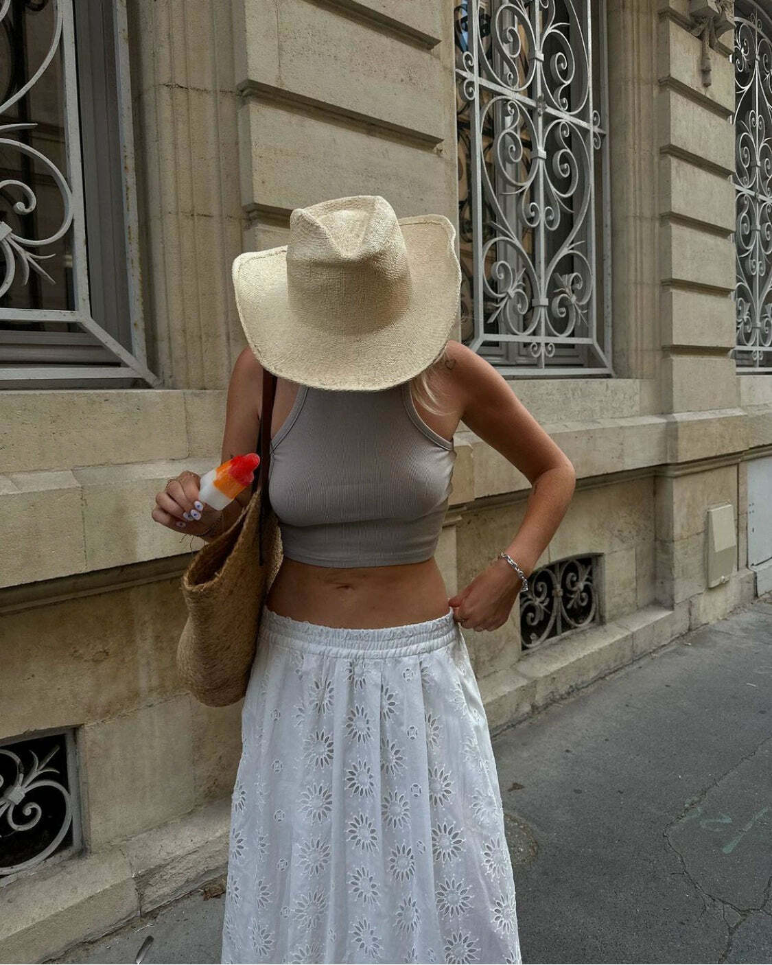 Ema Maxi Skirt - Y2K Summer Grunge Outfit, 90s Fashion, Retro Style, Pastel Goth, Y2K Party