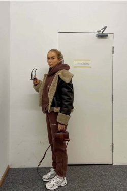 Emeli Wool Coat - Y2K Grunge & 90s Retro Style, Perfect for Y2K Summer & Party Outfits
