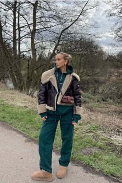 Emeli Wool Coat - Y2K Grunge & 90s Retro Style, Perfect for Y2K Summer & Party Outfits