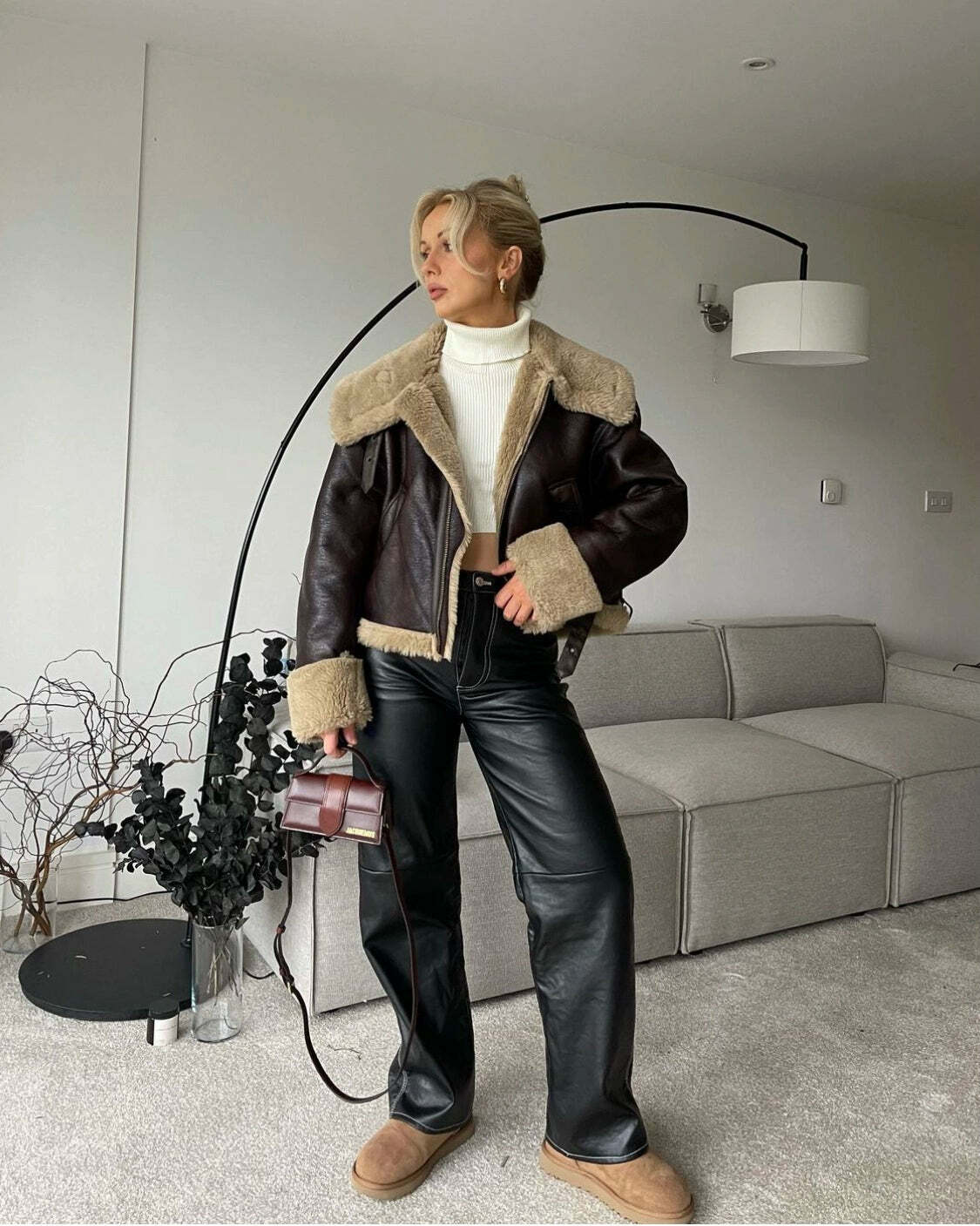 Emeli Wool Coat - Y2K Grunge & 90s Retro Style, Perfect for Y2K Summer & Party Outfits