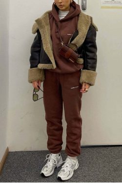 Emeli Wool Coat - Y2K Grunge & 90s Retro Style, Perfect for Y2K Summer & Party Outfits