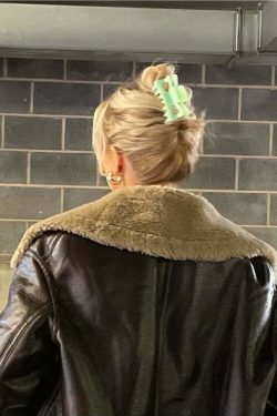 Emeli Wool Coat - Y2K Grunge & 90s Retro Style, Perfect for Y2K Summer & Party Outfits