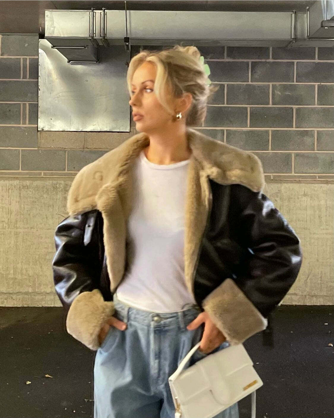 Emeli Wool Coat - Y2K Grunge & 90s Retro Style, Perfect for Y2K Summer & Party Outfits
