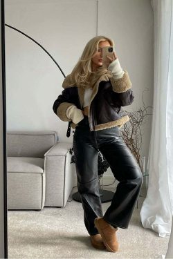 Emeli Wool Coat - Y2K Grunge & 90s Retro Style, Perfect for Y2K Summer & Party Outfits