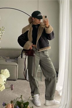 Emeli Wool Coat - Y2K Grunge & 90s Retro Style, Perfect for Y2K Summer & Party Outfits