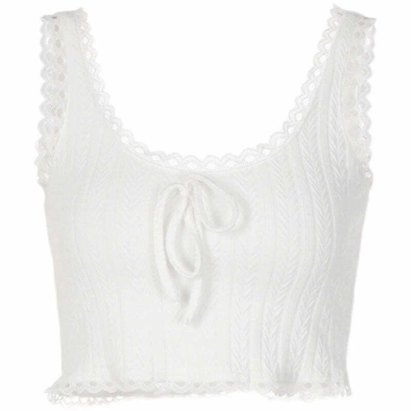Emelin Y2K Crop Top - 90s Grunge, Retro Summer Outfit, Pastel Goth, Y2K Party Fashion