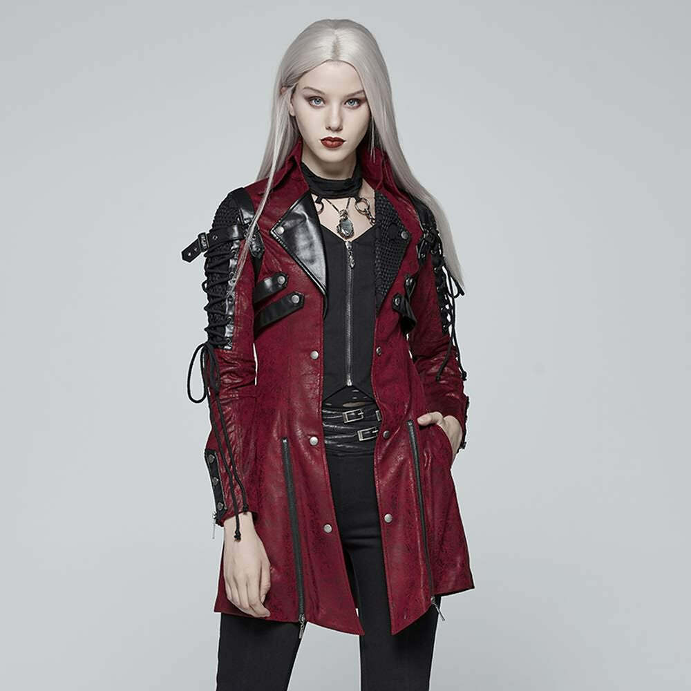 Enchanting Viper Coat - Y2K Summer Grunge, 90s Retro, Gothic Y2K, Pastel Goth, Y2K
