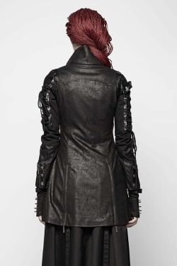 Enchanting Viper Coat - Y2K Summer Grunge, 90s Retro, Gothic Y2K, Pastel Goth, Y2K