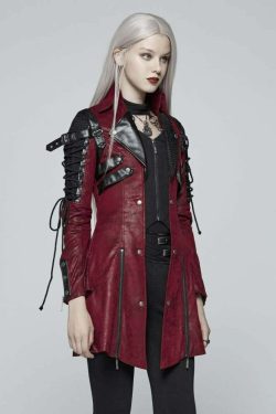 Enchanting Viper Coat - Y2K Summer Grunge, 90s Retro, Gothic Y2K, Pastel Goth, Y2K
