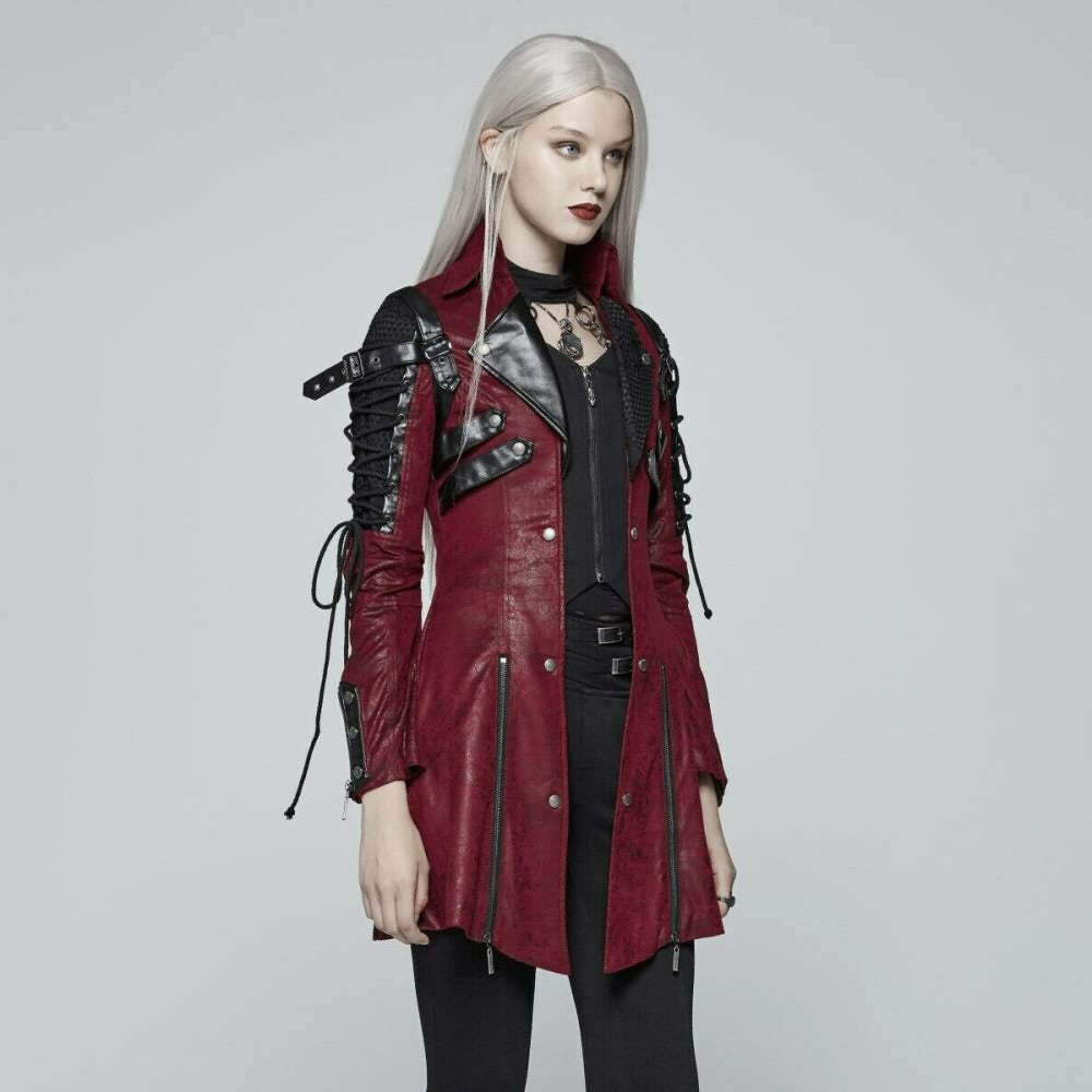 Enchanting Viper Coat - Y2K Summer Grunge, 90s Retro, Gothic Y2K, Pastel Goth, Y2K