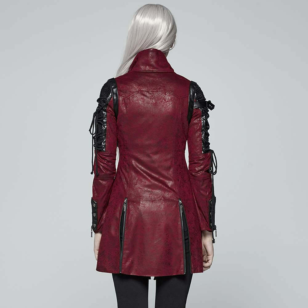 Enchanting Viper Coat - Y2K Summer Grunge, 90s Retro, Gothic Y2K, Pastel Goth, Y2K