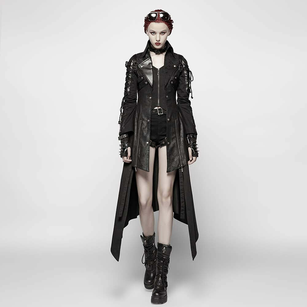 Enchanting Viper Coat - Y2K Summer Grunge, 90s Retro, Gothic Y2K, Pastel Goth, Y2K