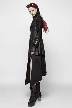 Enchanting Viper Coat - Y2K Summer Grunge, 90s Retro, Gothic Y2K, Pastel Goth, Y2K