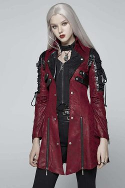 Enchanting Viper Coat - Y2K Summer Grunge, 90s Retro, Gothic Y2K, Pastel Goth, Y2K