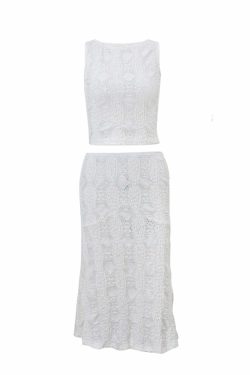 Erma Skirt Set - Y2K Summer Grunge Outfit, 90s Fashion, Retro Style, Pastel Goth, Y2K Club