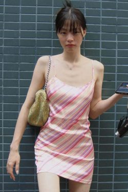 Esabella Striped Mini Dress - Y2K Summer, 90s Fashion, Grunge, Retro, Y2K Party & Club Outfits