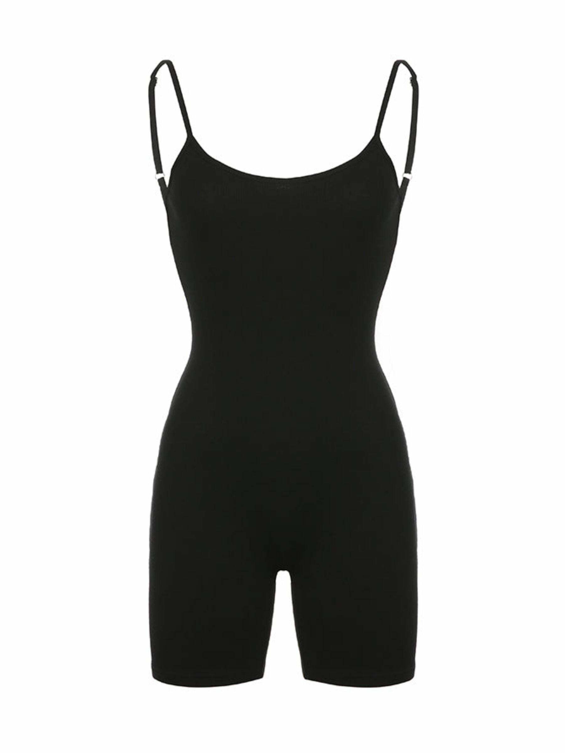 Everline Backless Romper - Y2K Summer Outfit, 90s Fashion, Grunge, Retro Style, Y2K Party Look