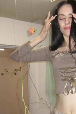 Fairy Grunge Long Sleeve Milkmaid Top - Y2K Summer, 90s Fashion, Retro, Pastel Goth Outfits