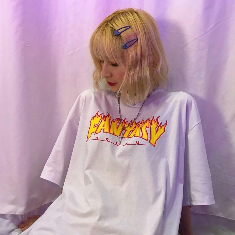 Fantasy Dream T-Shirt - Y2K Summer Grunge, 90s Retro, Pastel Goth, Y2K Party & Club Outfits