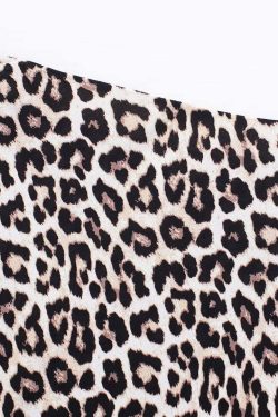 Farryn Leopard Print Midi Skirt - Y2K Summer Grunge Outfit, 90s Fashion, Retro Style