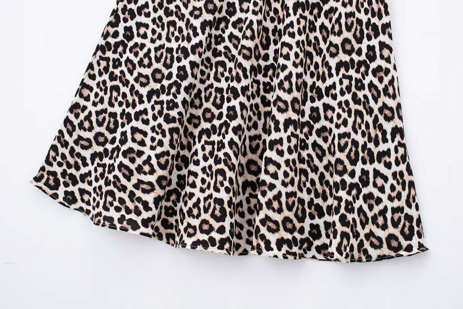Farryn Leopard Print Midi Skirt - Y2K Summer Grunge Outfit, 90s Fashion, Retro Style