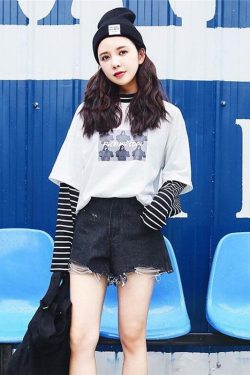 F*CKING COOL Y2K Striped Long Sleeve Shirt - 90s Grunge, Retro, Summer & Party Outfits