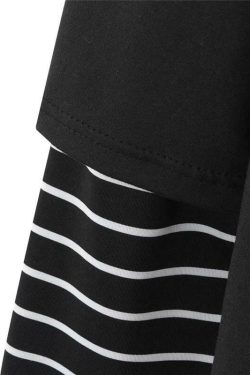 F*CKING COOL Y2K Striped Long Sleeve Shirt - 90s Grunge, Retro, Summer & Party Outfits