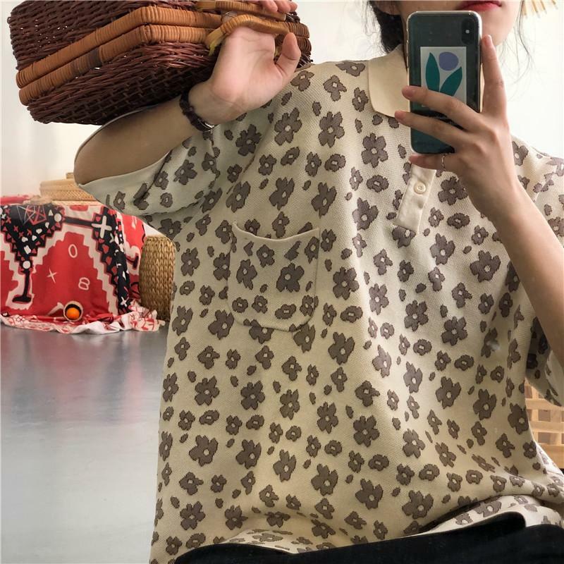 Floral Pattern Shirt - Y2K Summer Outfit, 90s Fashion, Grunge, Retro Style, Y2K Club & Party Look