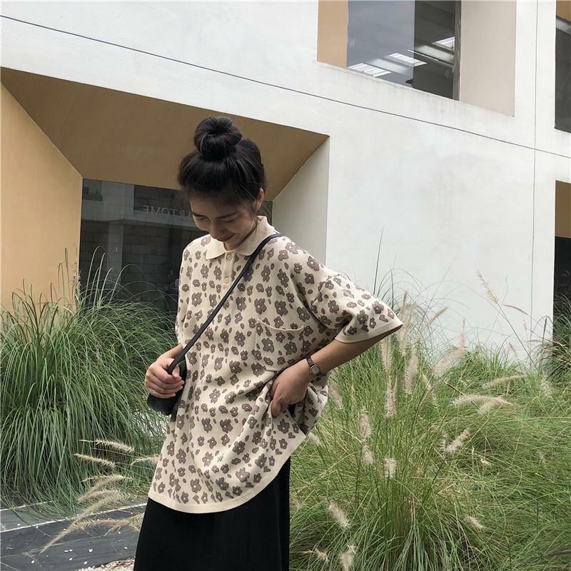 Floral Pattern Shirt - Y2K Summer Outfit, 90s Fashion, Grunge, Retro Style, Y2K Club & Party Look
