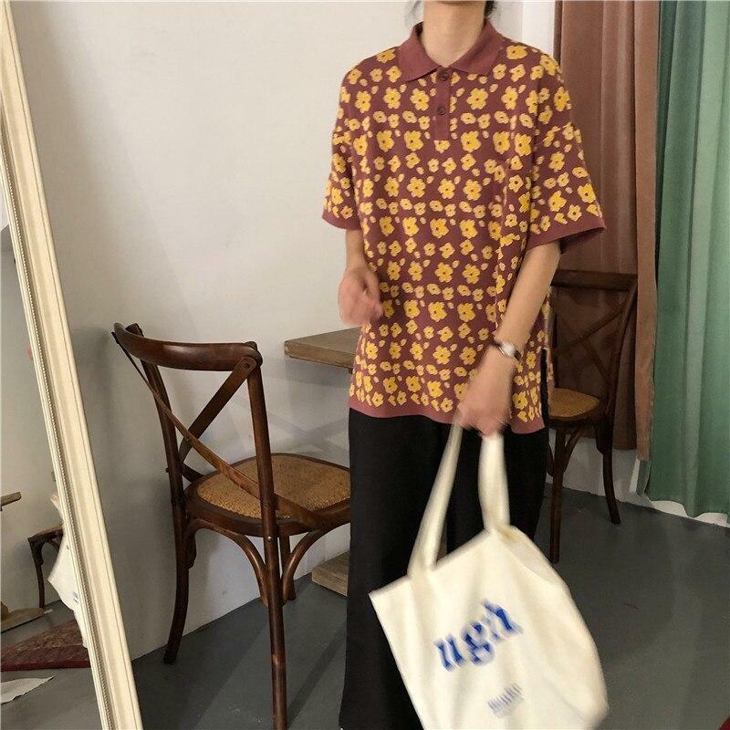 Floral Pattern Shirt - Y2K Summer Outfit, 90s Fashion, Grunge, Retro Style, Y2K Club & Party Look