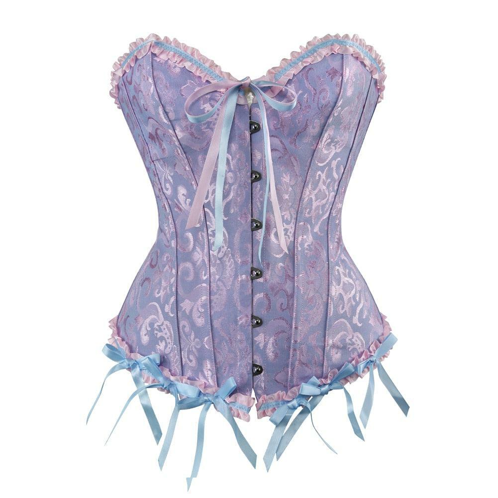 Floral Vintage Corsets - Y2K Summer, 90s Grunge, Retro Goth, Y2K Party & Club Outfits