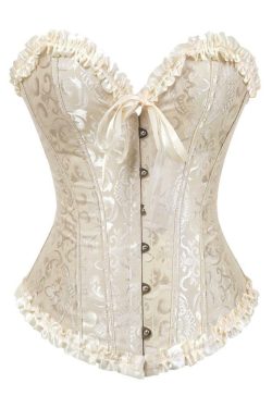 Floral Vintage Corsets - Y2K Summer, 90s Grunge, Retro Goth, Y2K Party & Club Outfits