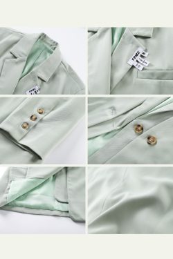 FPMZ Niche Blazer - Y2K Summer Grunge, 90s Retro, Pastel Goth, Y2K Party & Club