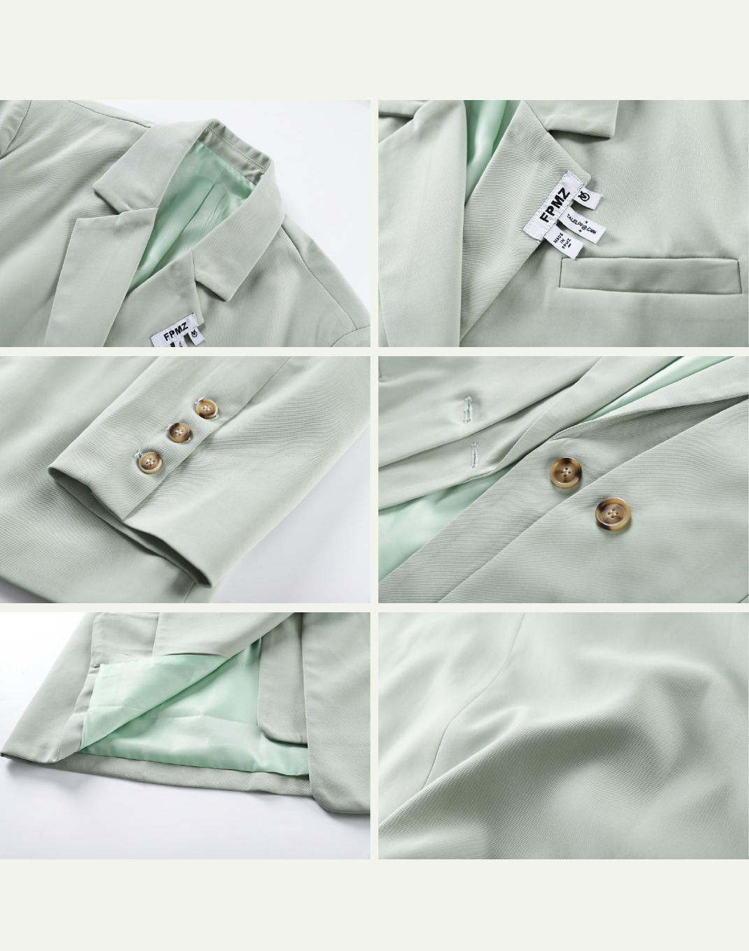 FPMZ Niche Blazer - Y2K Summer Grunge, 90s Retro, Pastel Goth, Y2K Party & Club