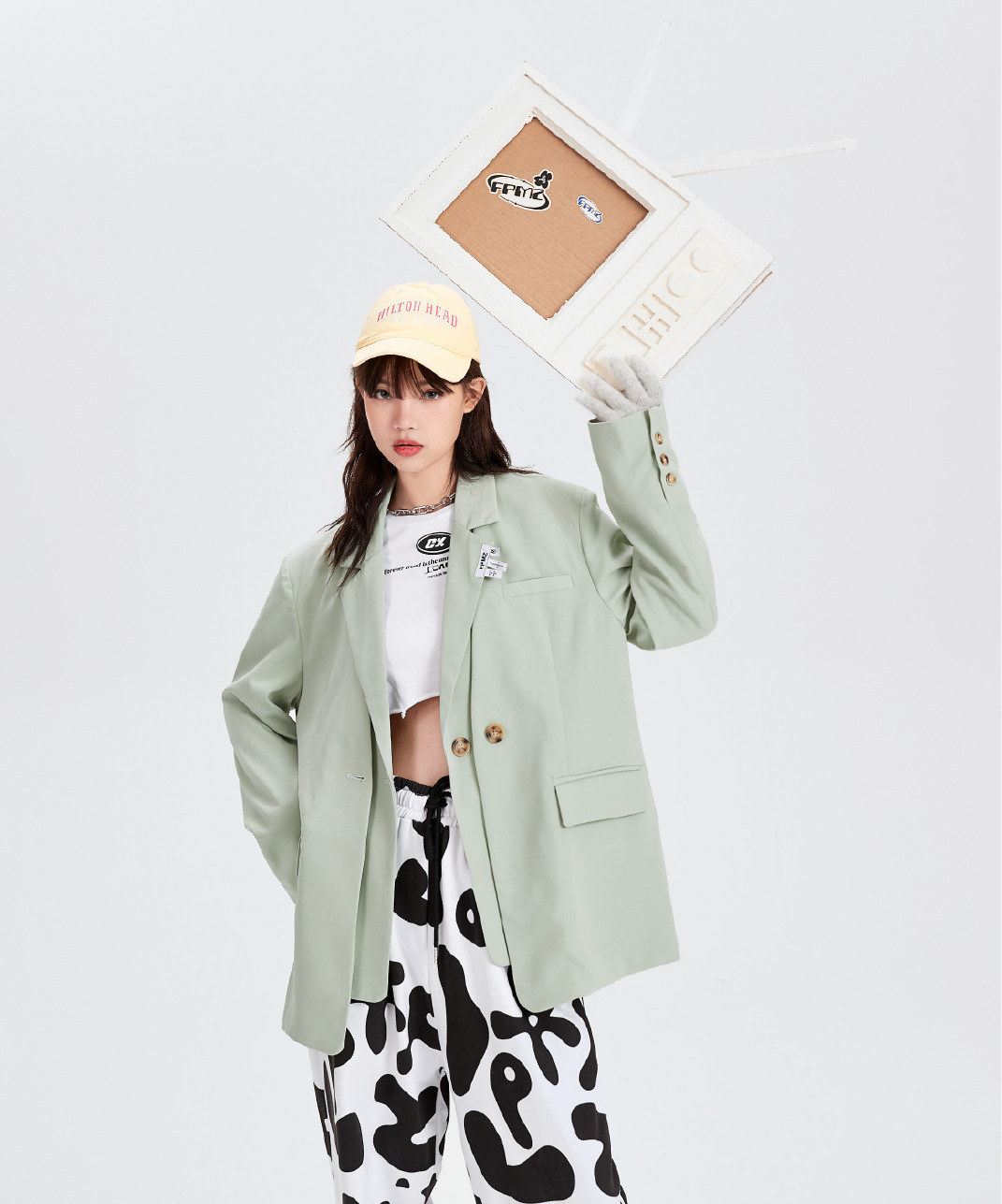 FPMZ Niche Blazer - Y2K Summer Grunge, 90s Retro, Pastel Goth, Y2K Party & Club