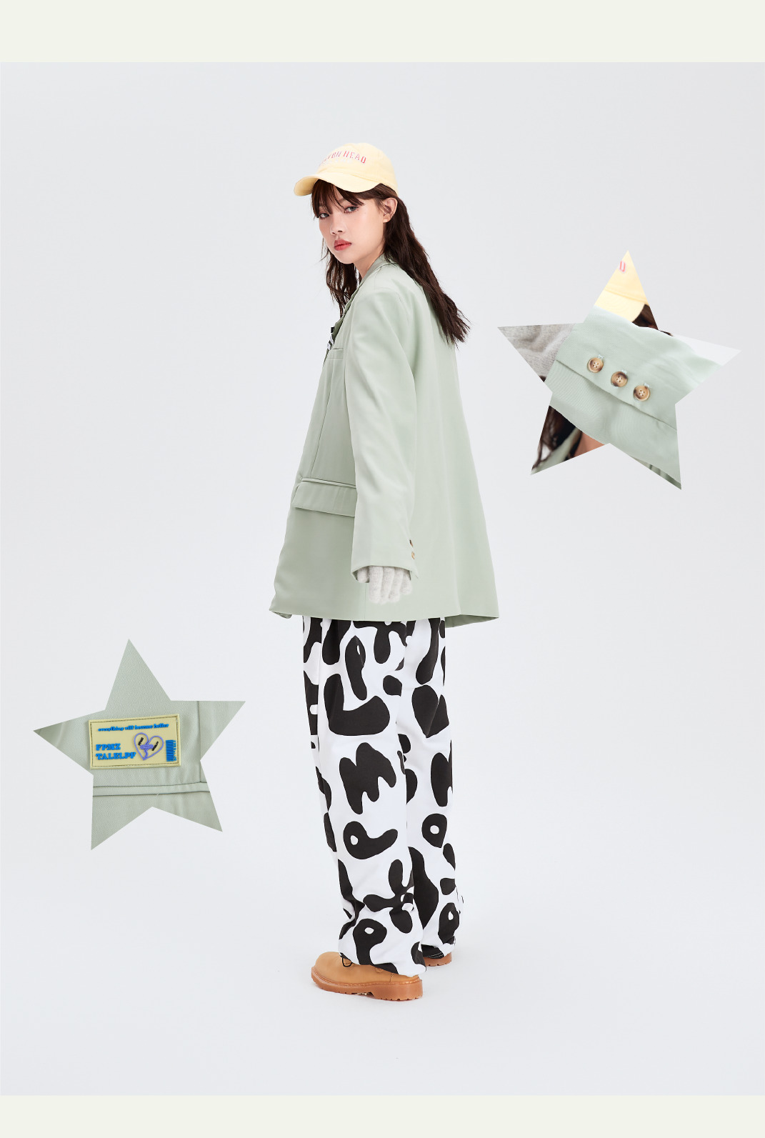 FPMZ Niche Blazer - Y2K Summer Grunge, 90s Retro, Pastel Goth, Y2K Party & Club