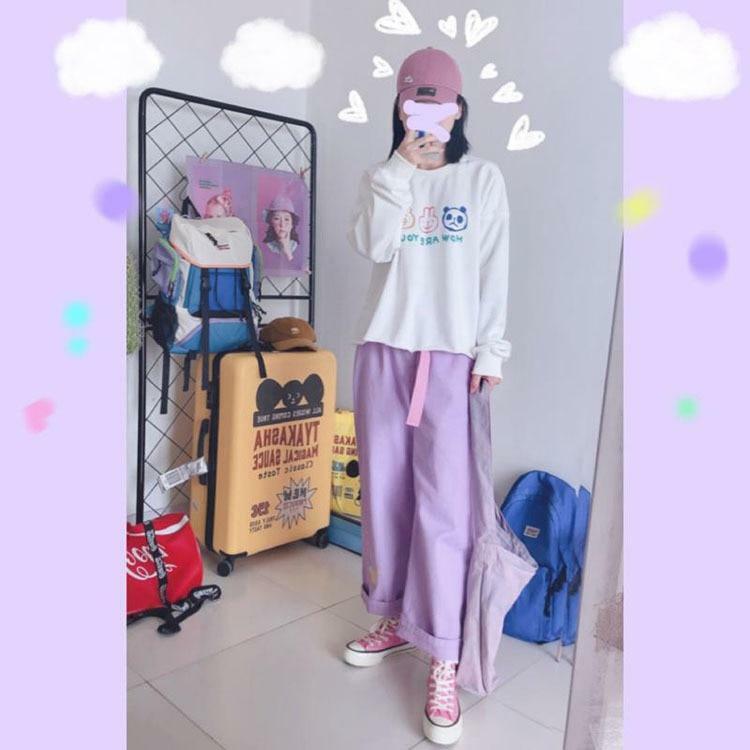 Fuchsia Pants - Y2K Summer Grunge Outfit, 90s Fashion, Retro Style, Y2K Club & Party Look