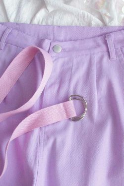 Fuchsia Pants - Y2K Summer Grunge Outfit, 90s Fashion, Retro Style, Y2K Club & Party Look