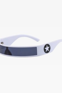 Futuristic Wrap Around Sunglasses - Y2K, 90s, Grunge, Retro, Hip Hop, Pastel Goth, Popstar