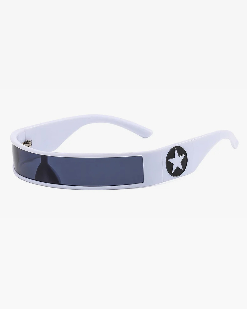 Futuristic Wrap Around Sunglasses - Y2K, 90s, Grunge, Retro, Hip Hop, Pastel Goth, Popstar