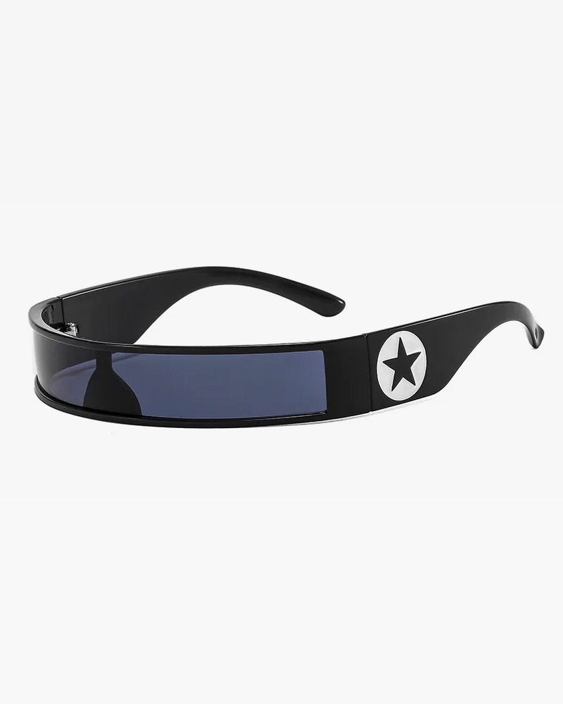 Futuristic Wrap Around Sunglasses - Y2K, 90s, Grunge, Retro, Hip Hop, Pastel Goth, Popstar