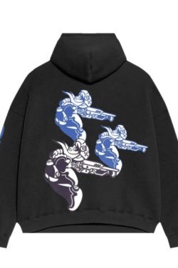 Galactic Friends Hoodie - Y2K Summer, 90s Grunge, Retro Style, Pastel Goth, Y2K Club Outfits