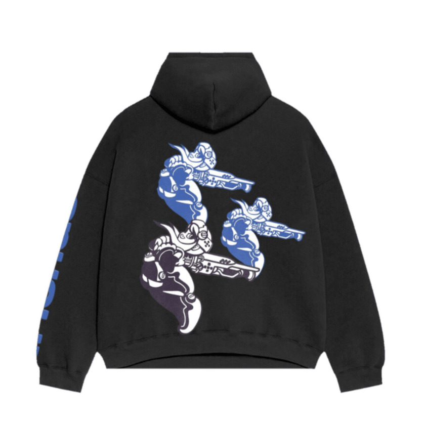Galactic Friends Hoodie - Y2K Summer, 90s Grunge, Retro Style, Y2K Club & Party Outfits