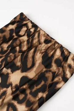 Galia Leopard Print Maxi Skirt - Y2K Summer, 90s Grunge, Retro Style, Y2K Party & Club Outfits