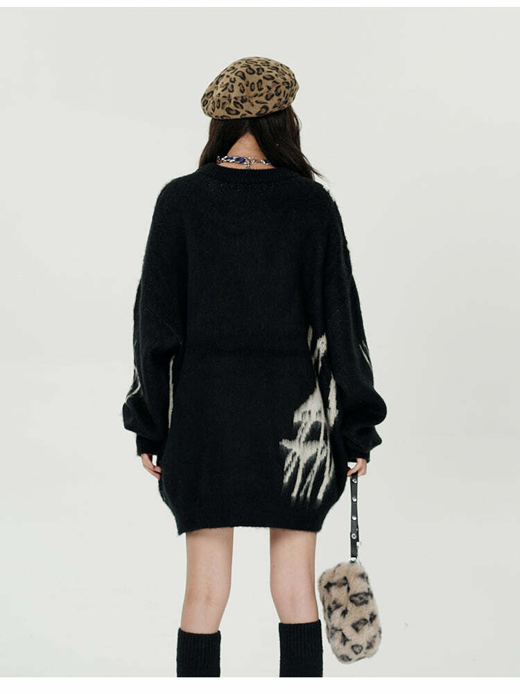 GCINIM 'Punk' Sweater - Y2K Grunge, 90s Fashion, Retro Style, Gothic Y2K, Summer