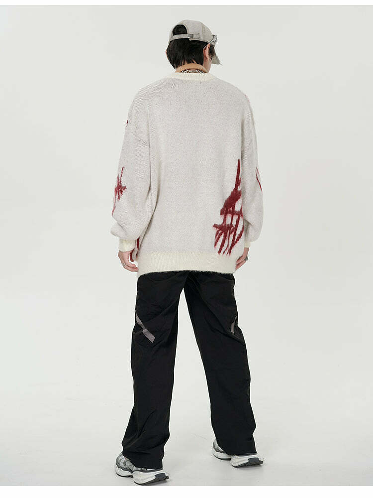 GCINIM 'Punk' Sweater - Y2K Grunge, 90s Fashion, Retro Style, Gothic Y2K, Summer