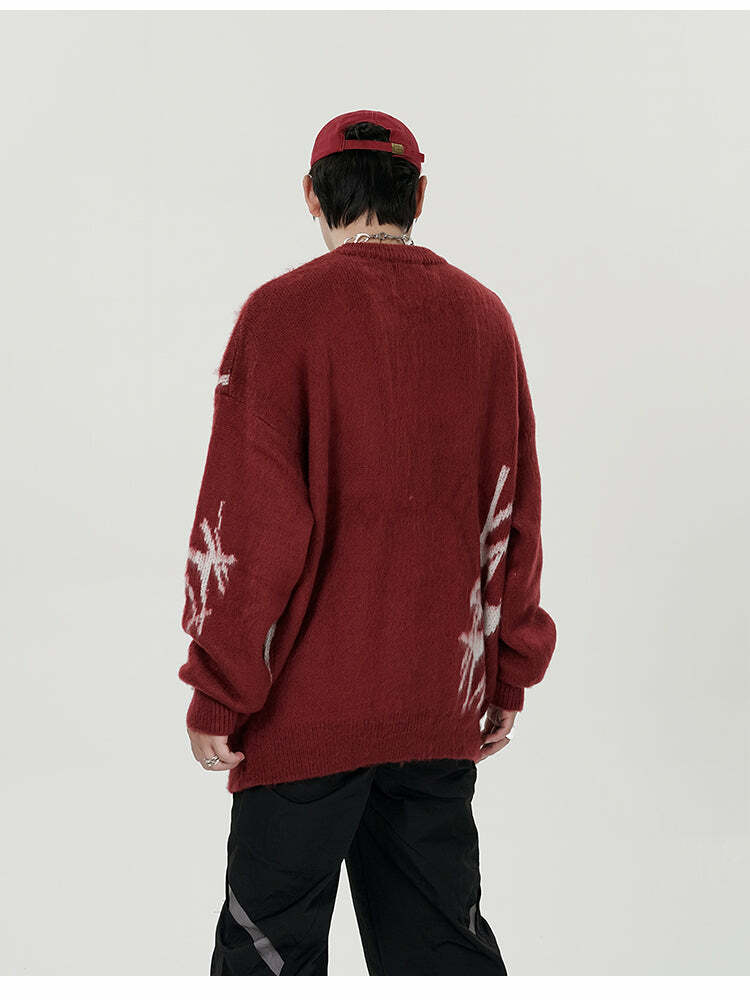 GCINIM 'Punk' Sweater - Y2K Grunge, 90s Fashion, Retro Style, Gothic Y2K, Summer