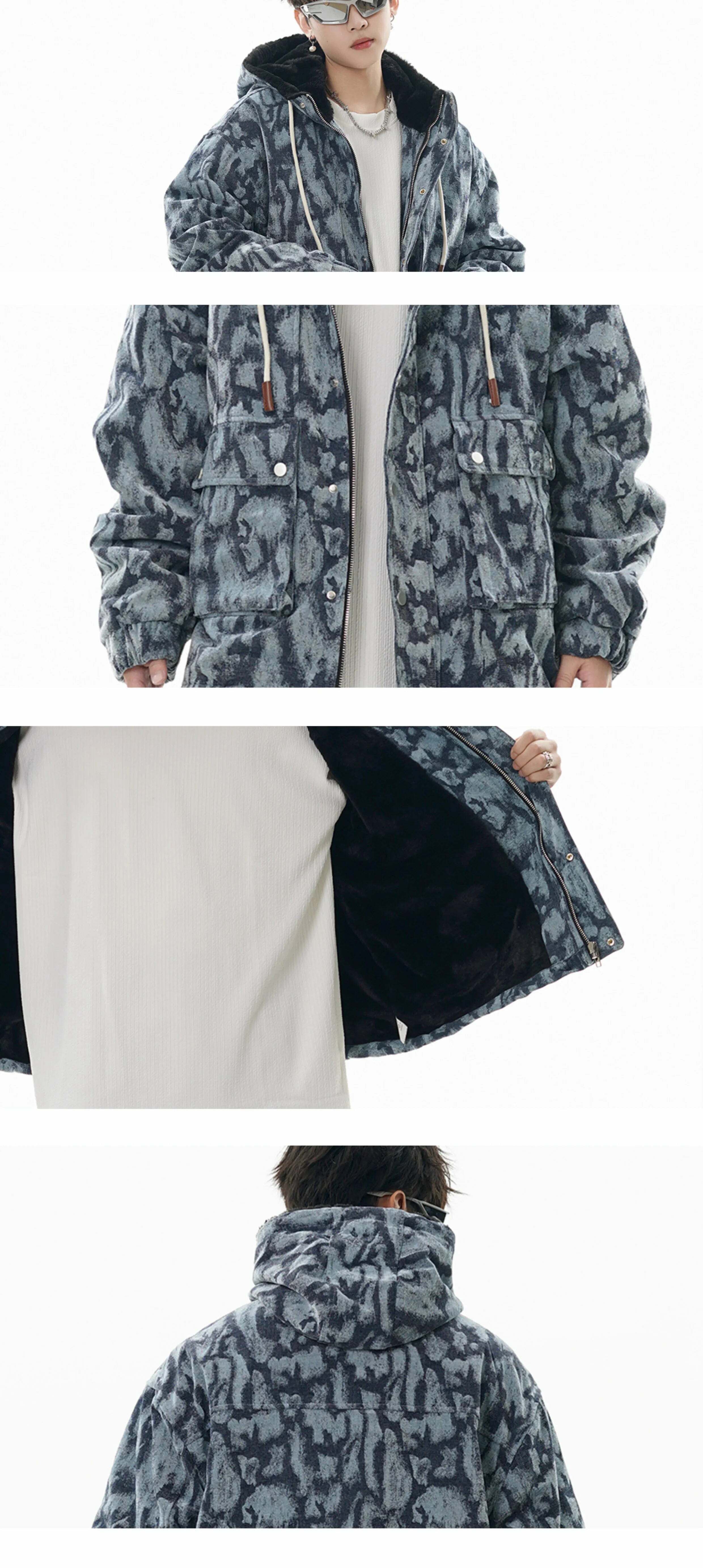 GCINIM Painted Stripe Denim Jacket - Y2K Summer, 90s Grunge, Retro Style, Y2K Club & Party Outfits