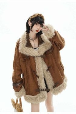 GCINIM Y2K Faux Leather Buckle-Strap Jacket - 90s Grunge, Retro, Gothic, Summer & Party Outfits